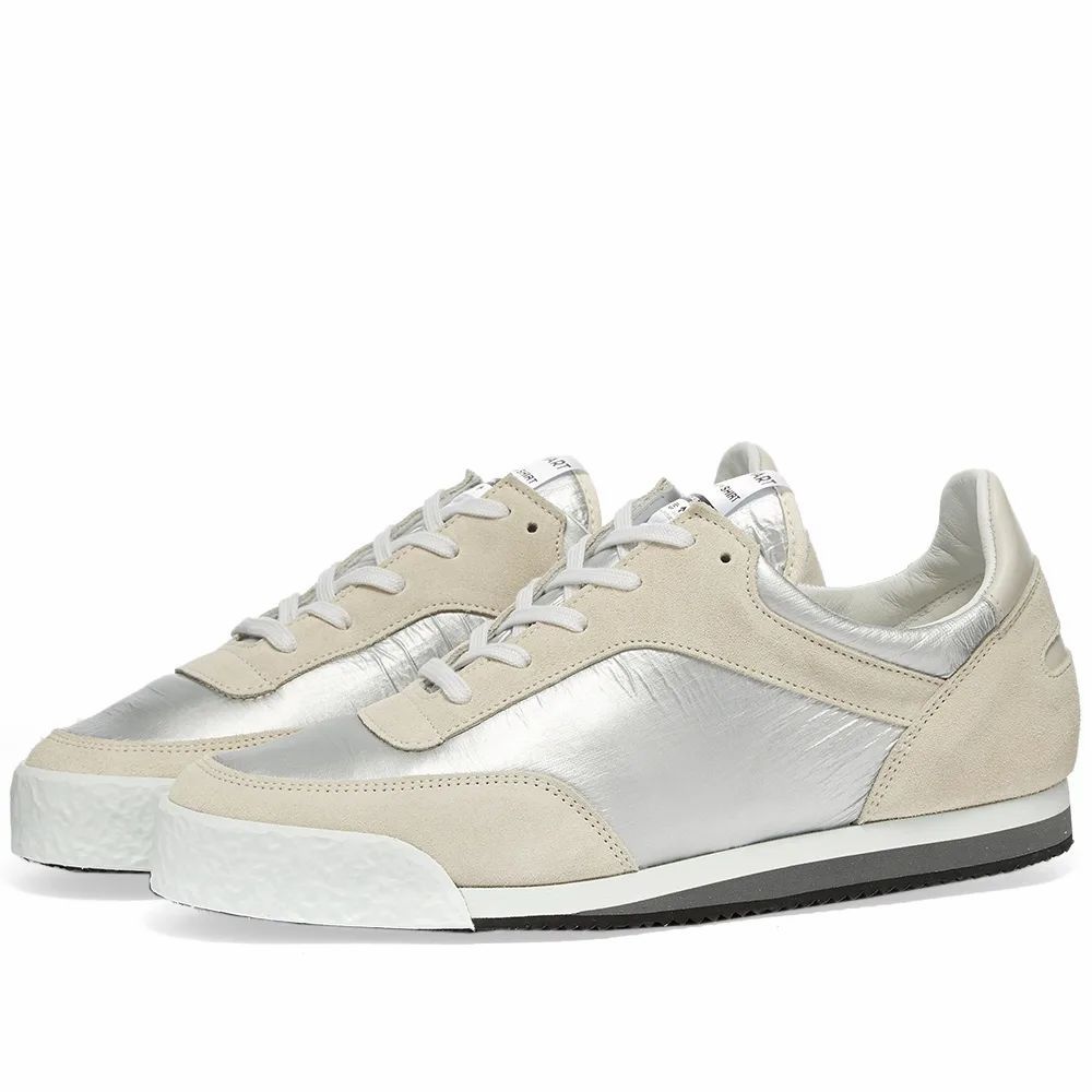 Comme des Garcons SHIRT x Spalwart Silver Pitch Sneaker  - Men's - Off White - UK 7 - Leather