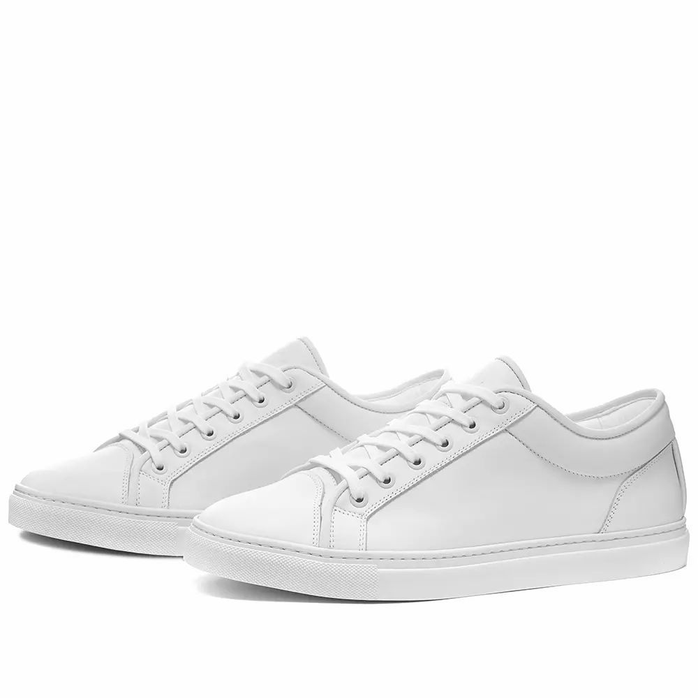 ETQ. Low Top 1 Sneaker  - Men's - White - UK 9 - Leather