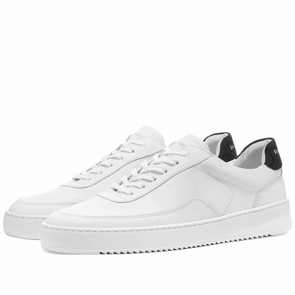 Mondo 2.0 Ripple Sneaker  - Men's - White & Black - UK 8 - Leather