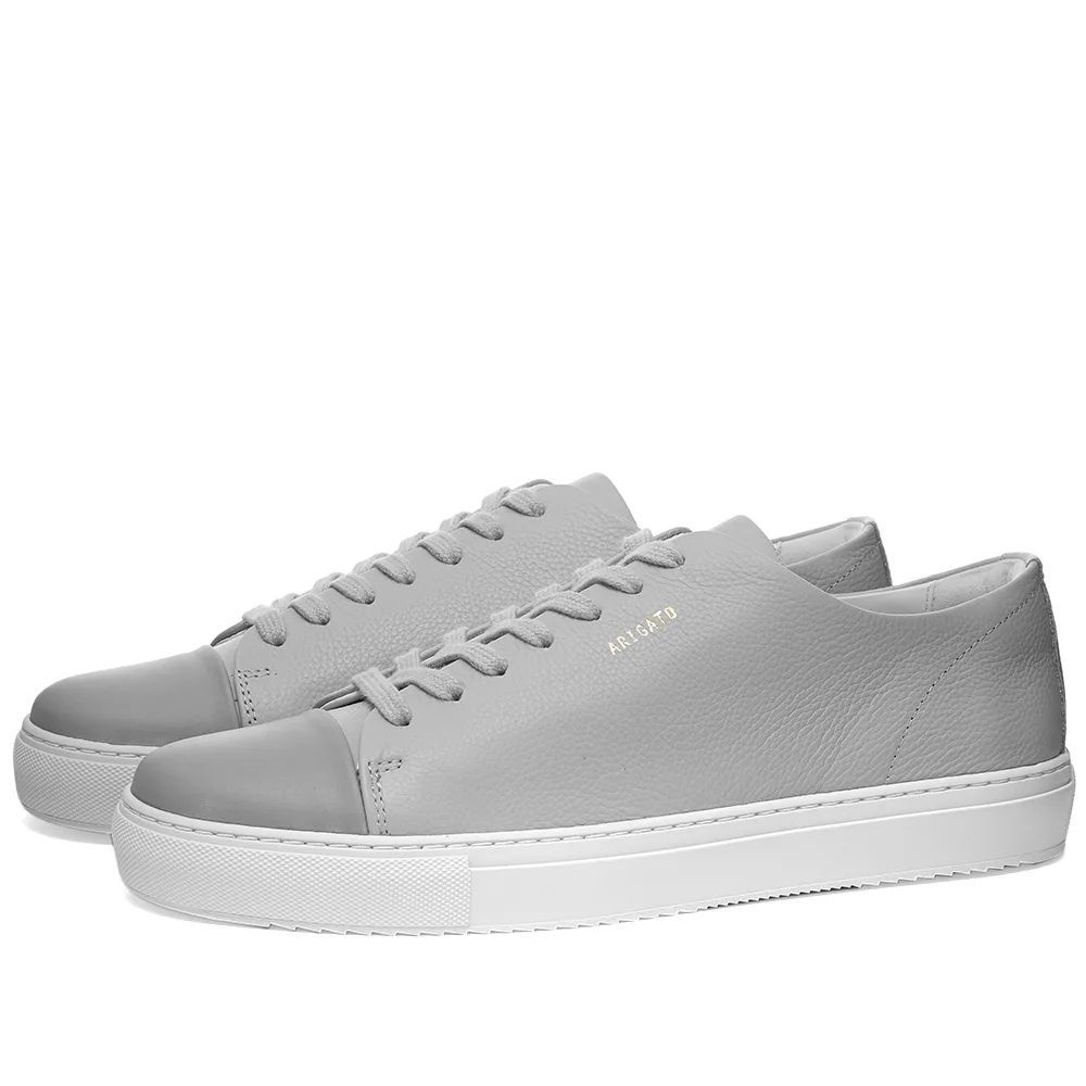 Cap Toe Sneaker  - Men's - Grey Leather - UK 11 - Leather