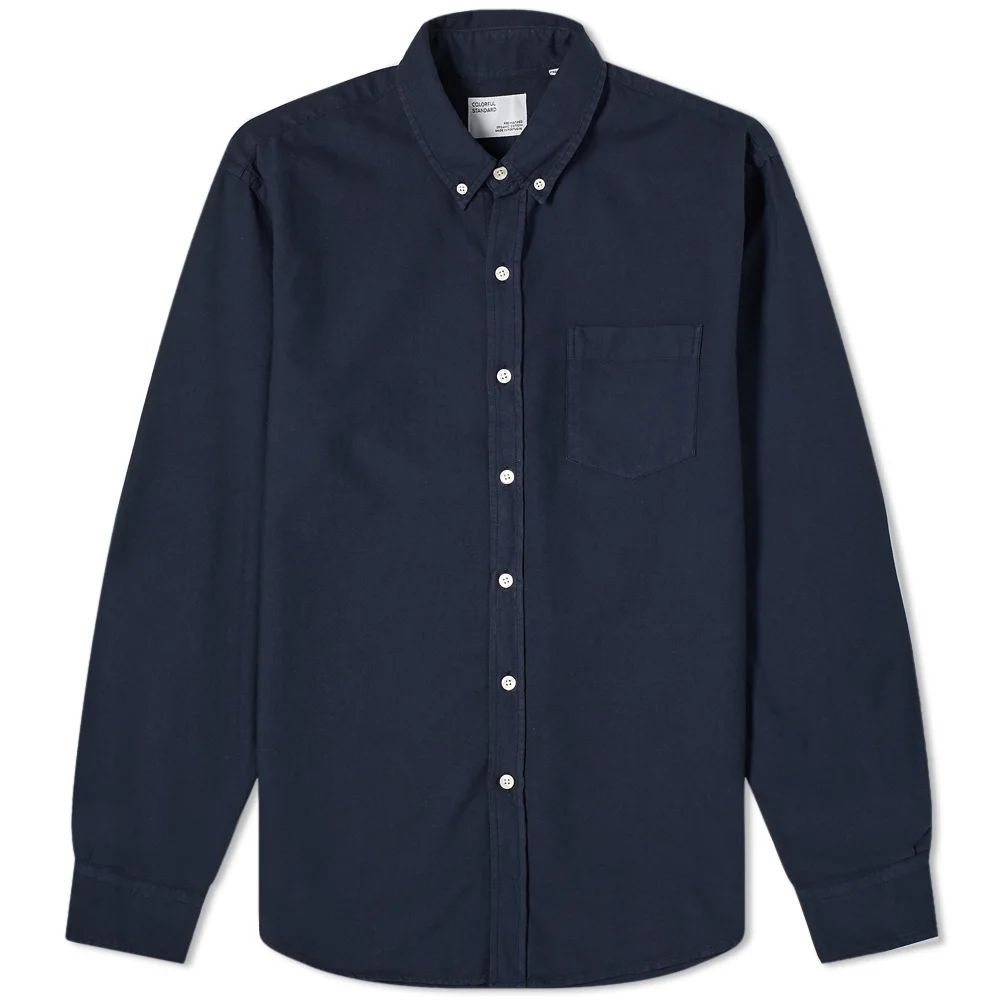 Classic Organic Oxford Shirt Navy Blue