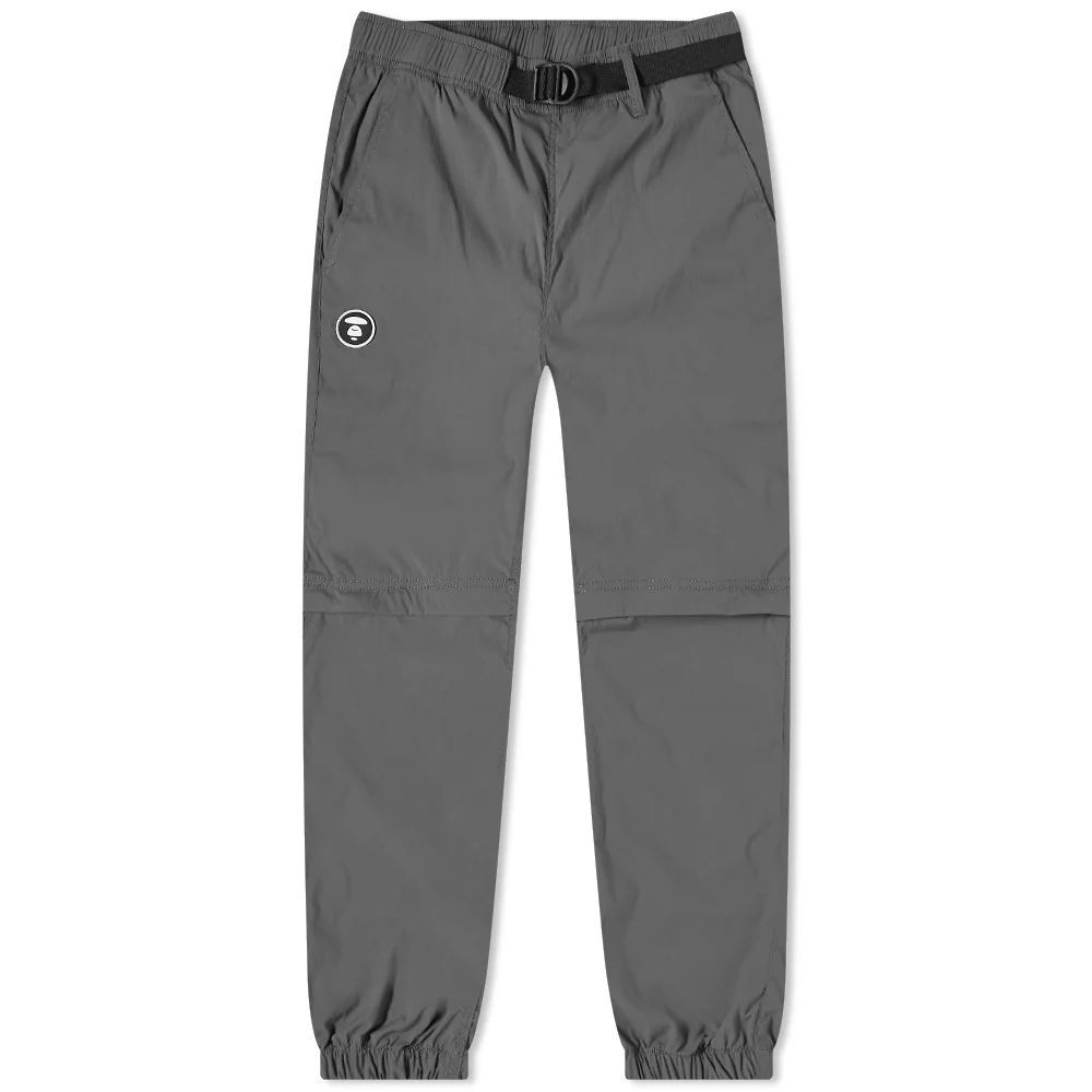 AAPE Woven Zip Off Tech Pant Grey