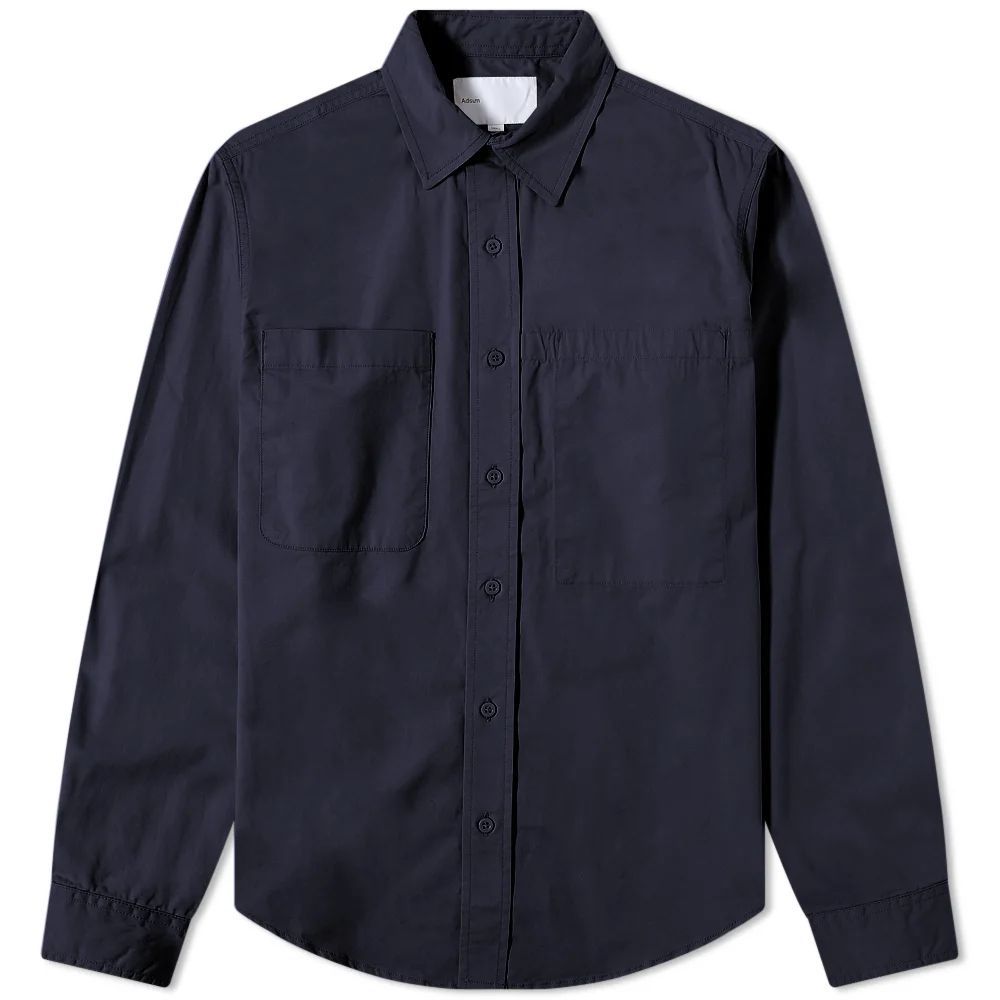 Asymmetrical Pocket Workshirt Dark Navy