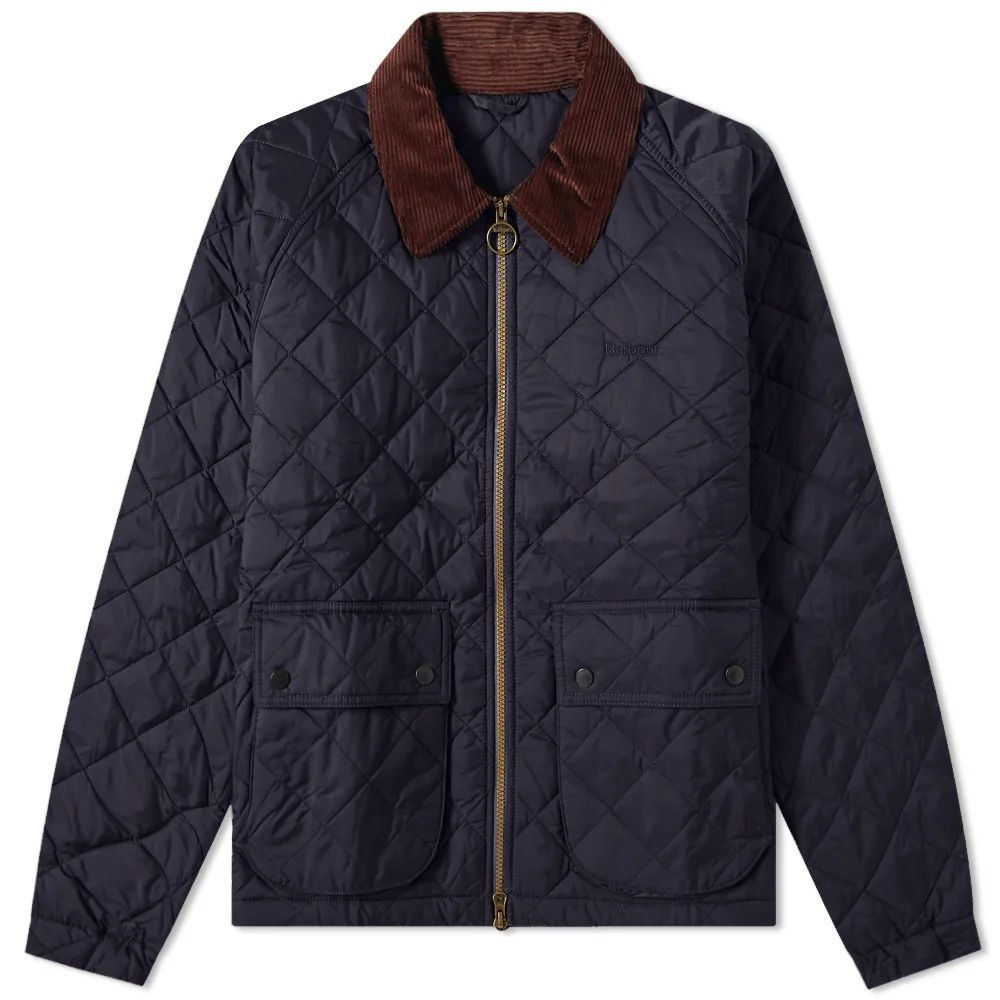 Dom Quilted Jacket Navy