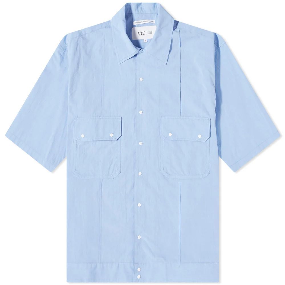 Oversize Vacation Worker Shirt Blue