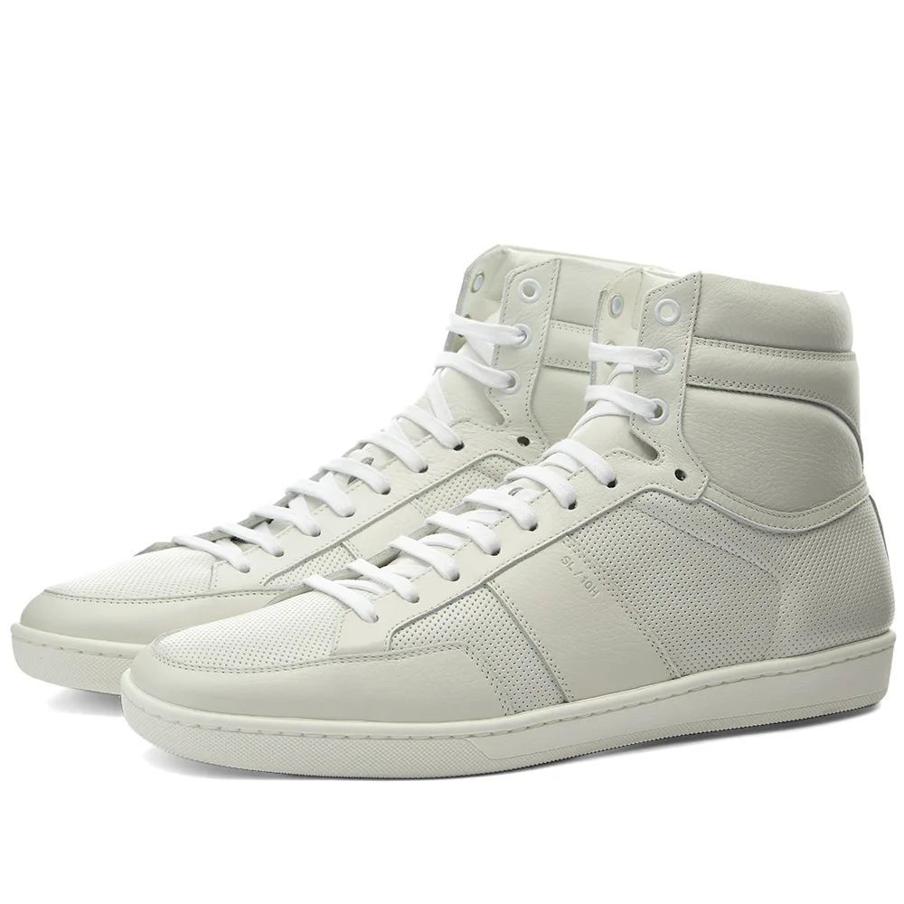 SL10H Leather Hi Sneaker Optical White