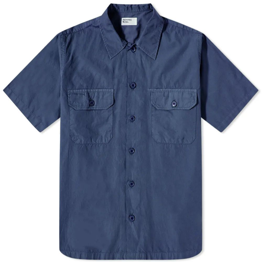 Short Sleeve Utility Shirt Navy