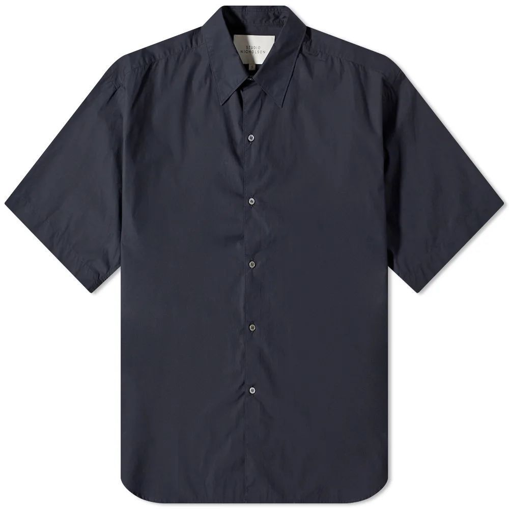 Sorono Oversized Short Sleeve Shirt Darkest Navy