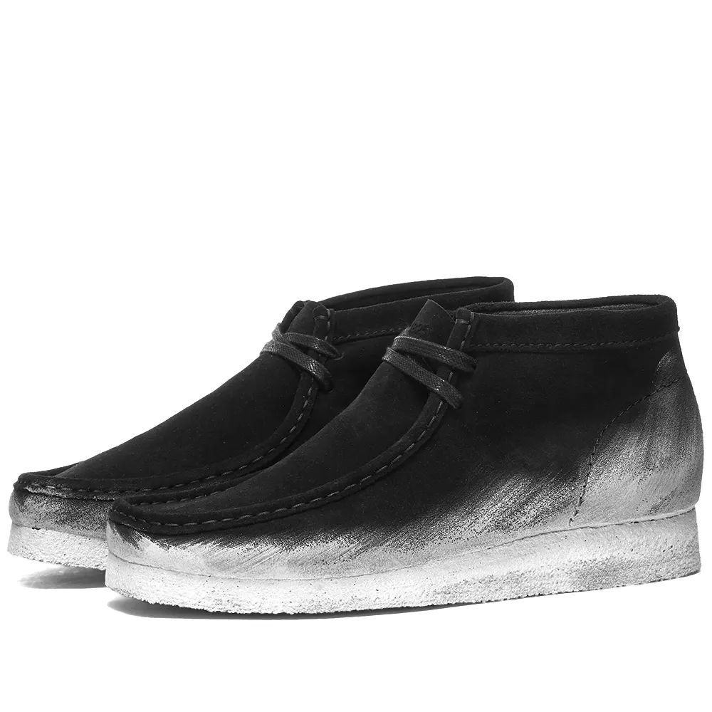 Wallabee Boot Paint Black/White