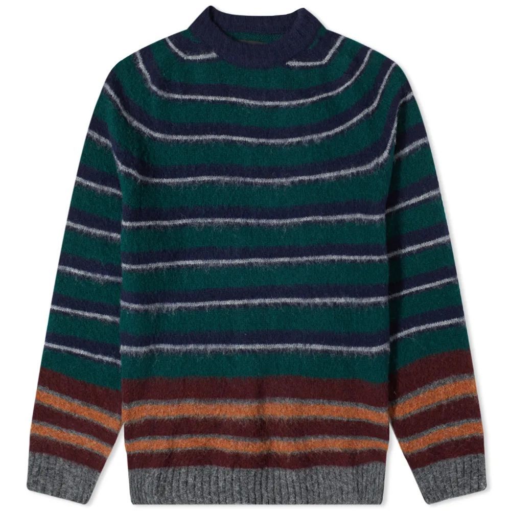 Howlin' Flying Tapes Stripe Crew Knit Navy