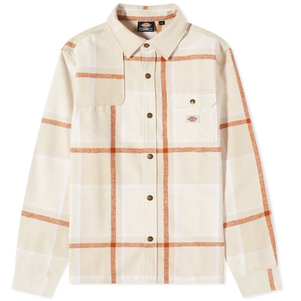Nimmons Check Flannel Shirt Cement