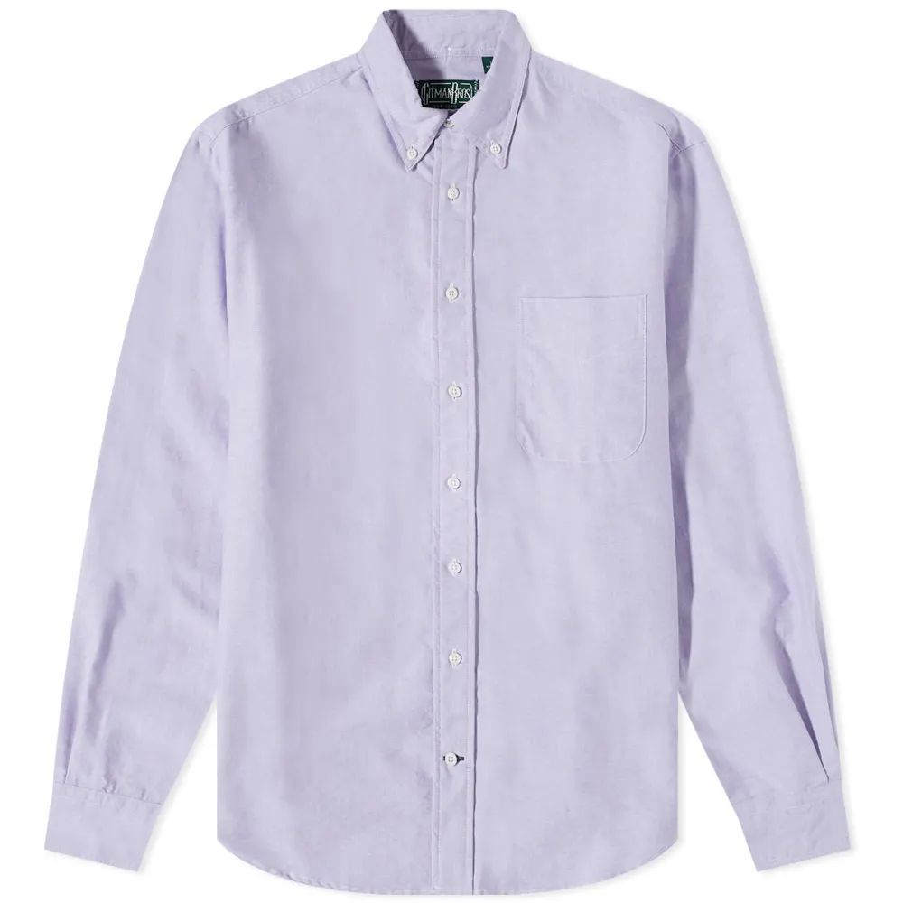Button Down Oxford Shirt Purple