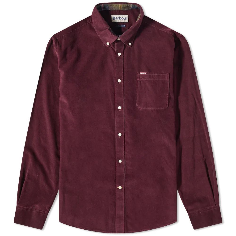 Ramsey Tailored Cord Shirt Winter Red