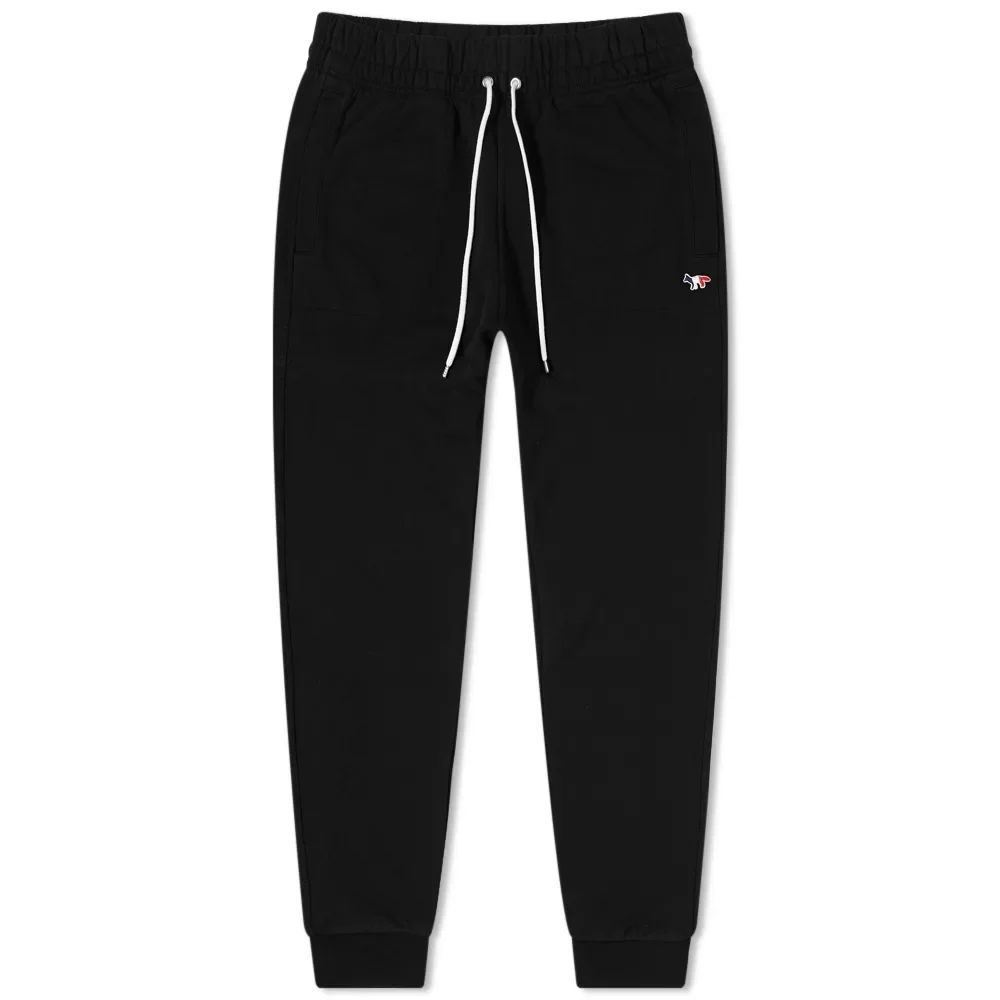 Maison Kitsune Tricolour Fox Patch Sweat Pant Black