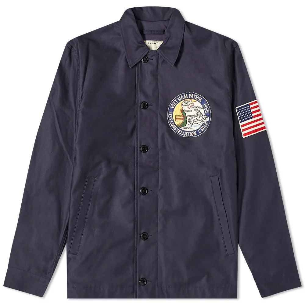 The Real McCoy's USS Constellation Utility Jacket Multi