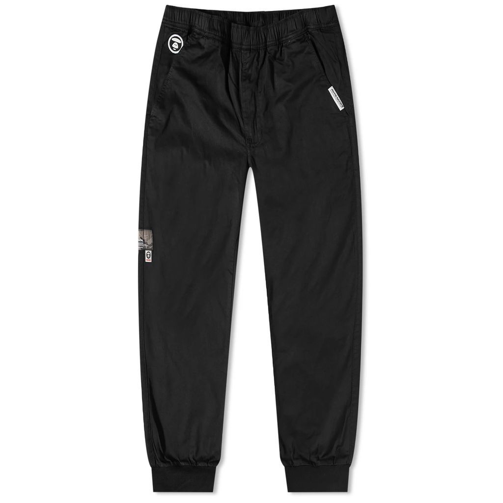 AAPE Now Embroidered Badge Sweat Pant Black