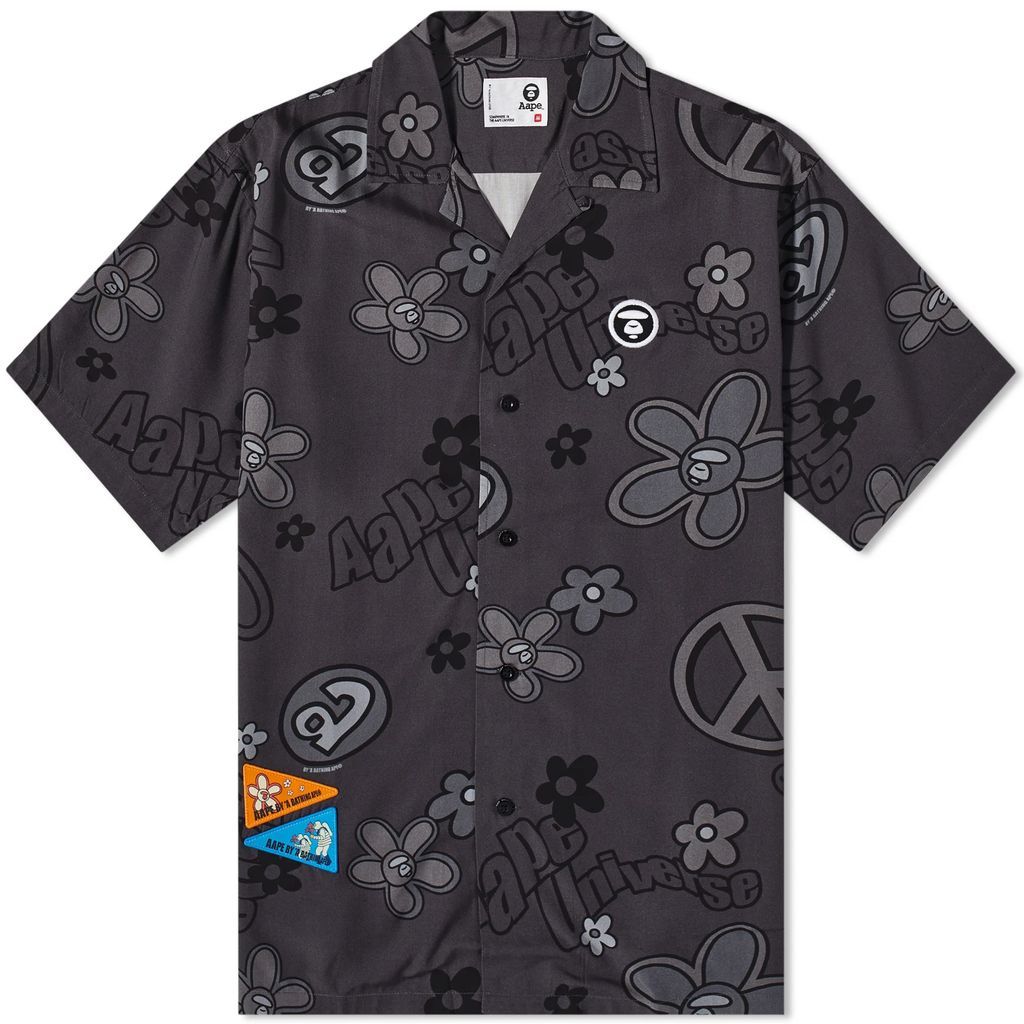 AAPE & Peace Vacation Shirt Black