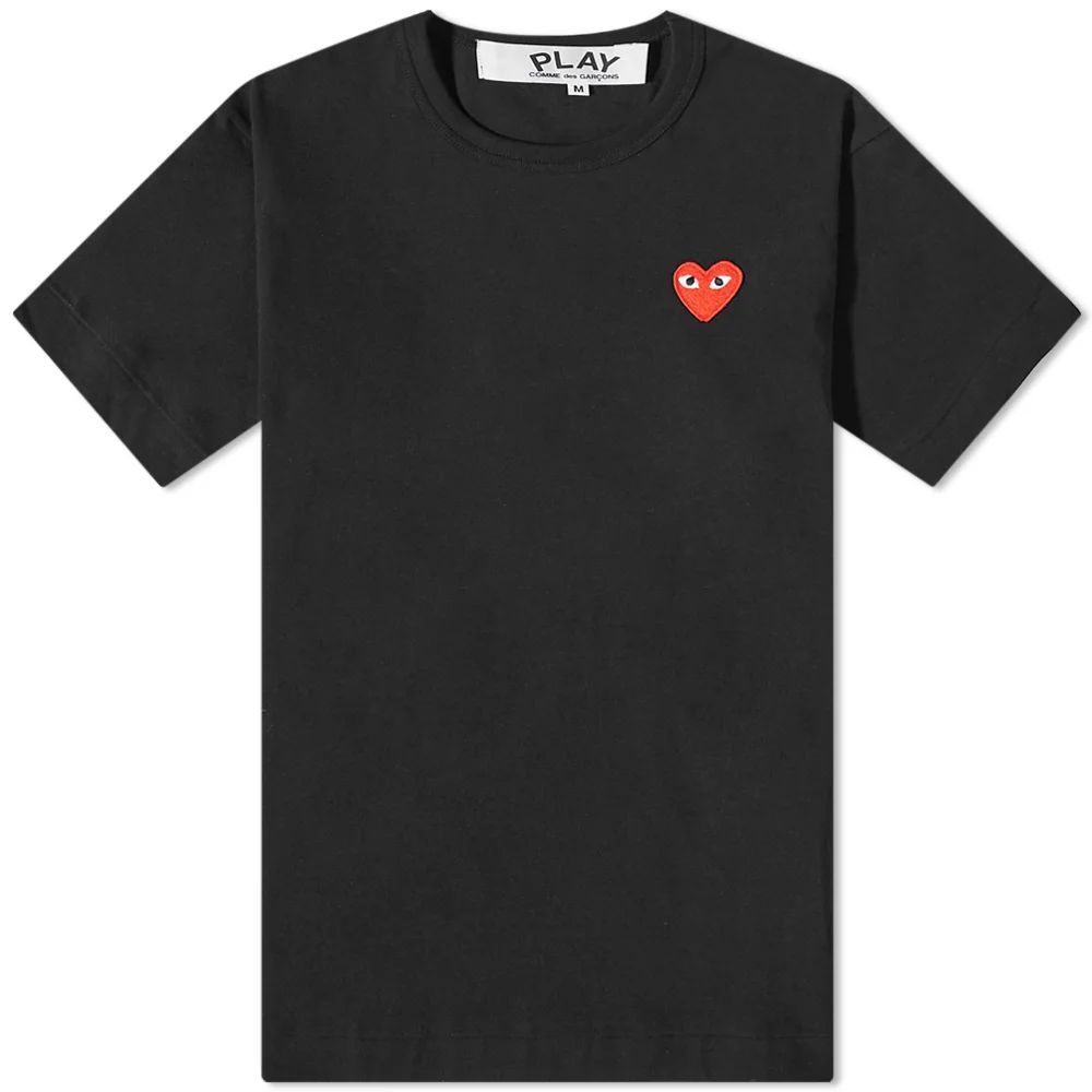 Comme des Garcons Play Basic Logo T-Shirt Black/Red