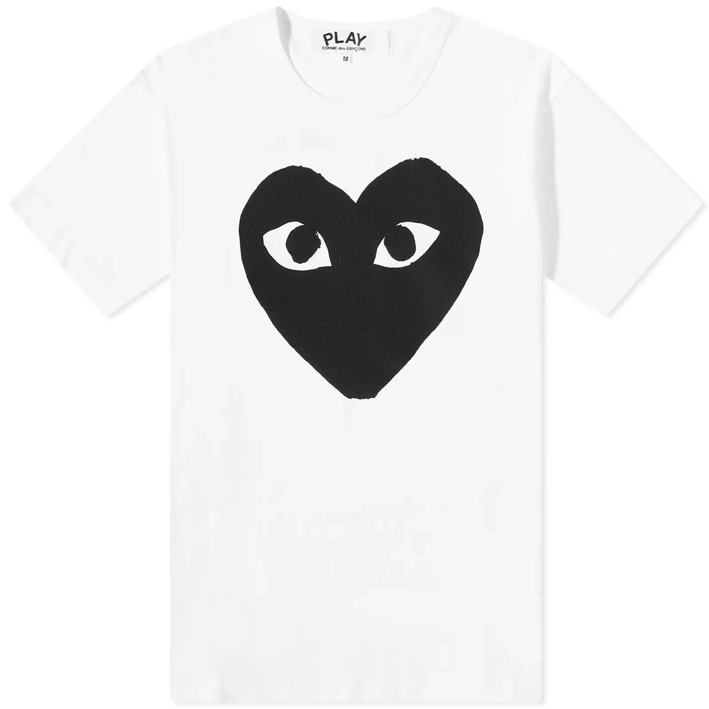 Comme des Garcons Play Heart Logo T-Shirt White/Black