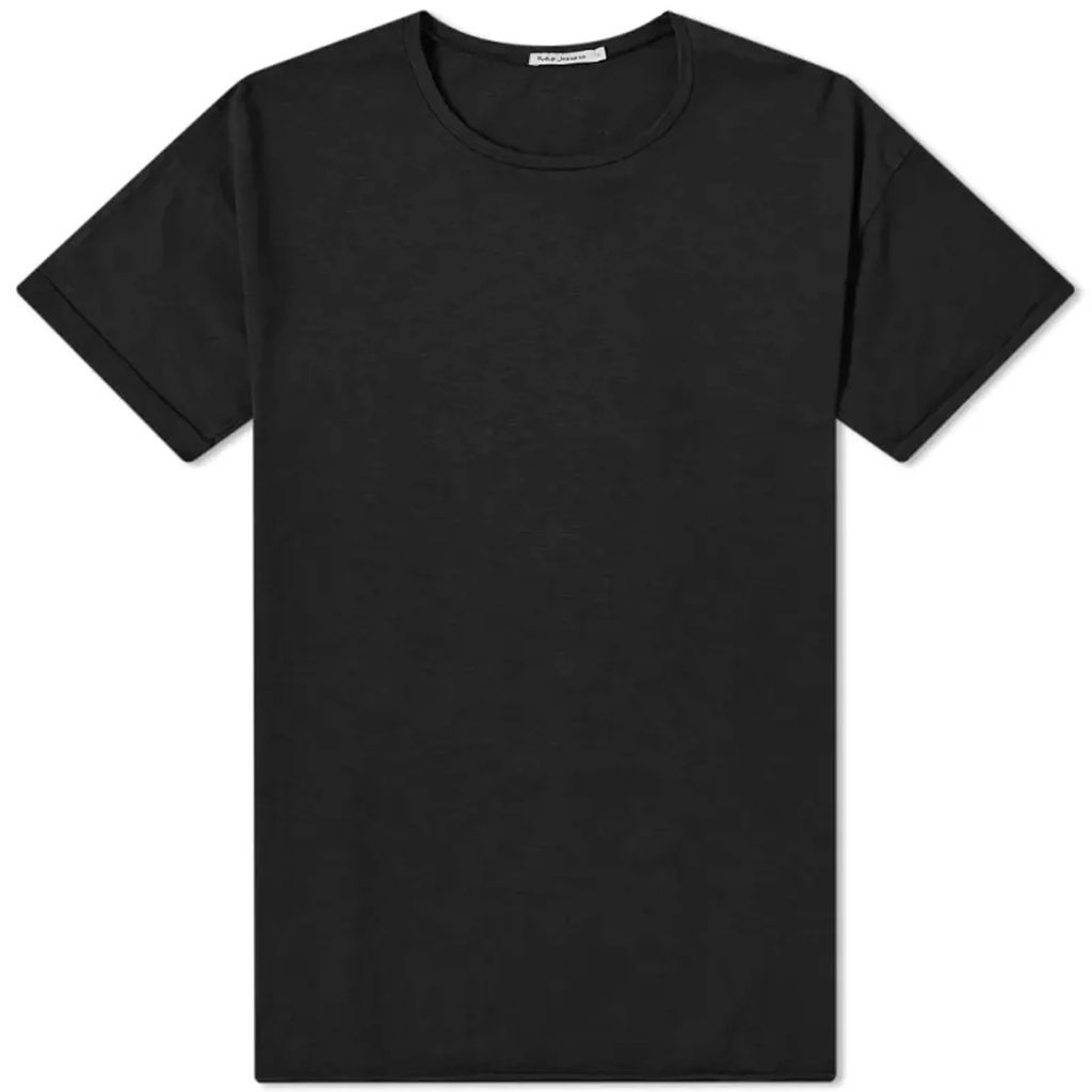 Nudie Roger Slub T-Shirt Black