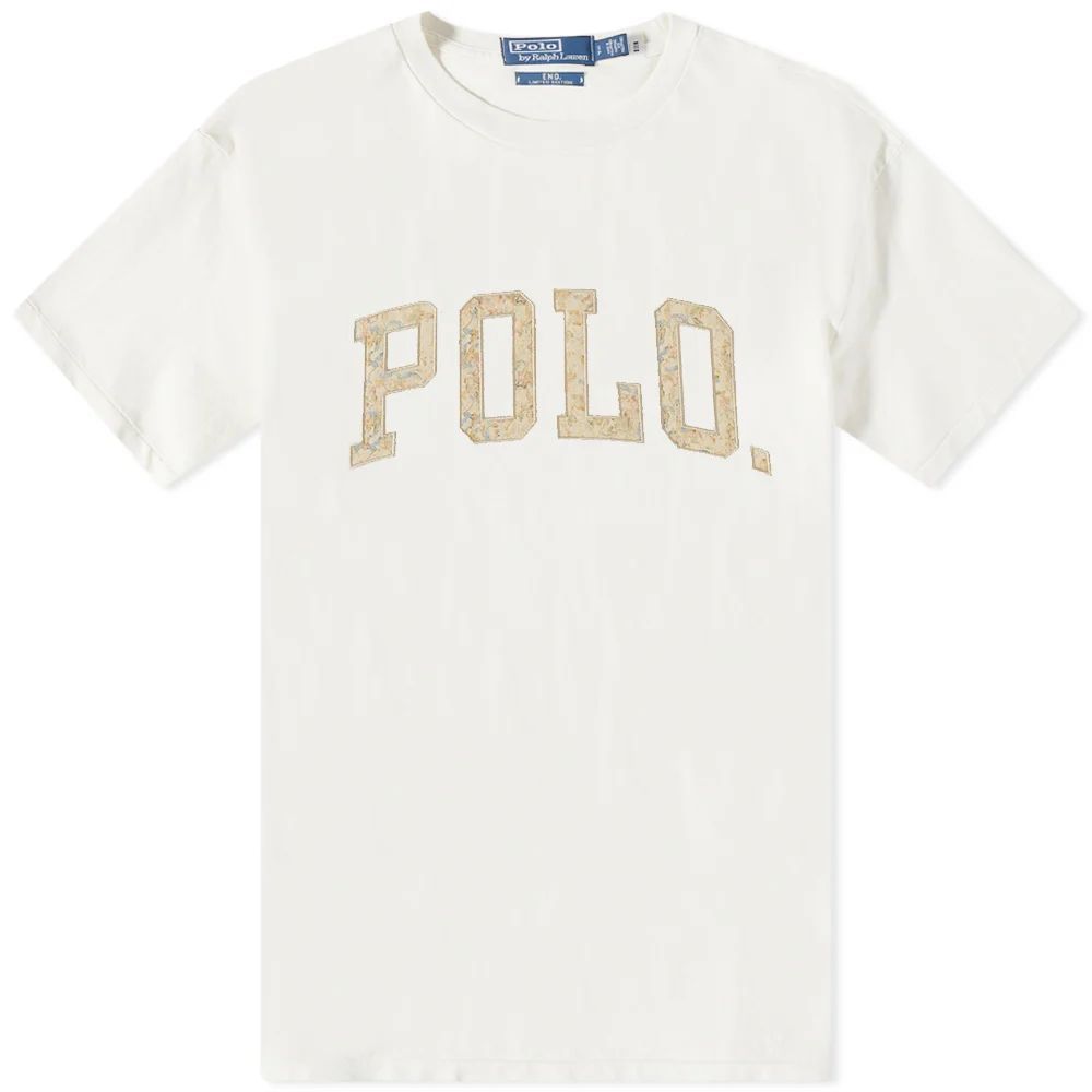 END. x Polo Ralph Lauren 'Baroque' Polo Logo T-Shirt Nevis
