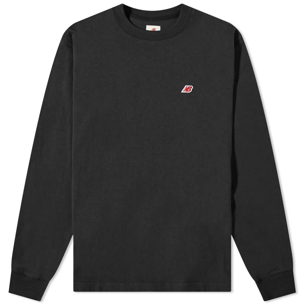 Long Sleeve Made in USA T-Shirt Black
