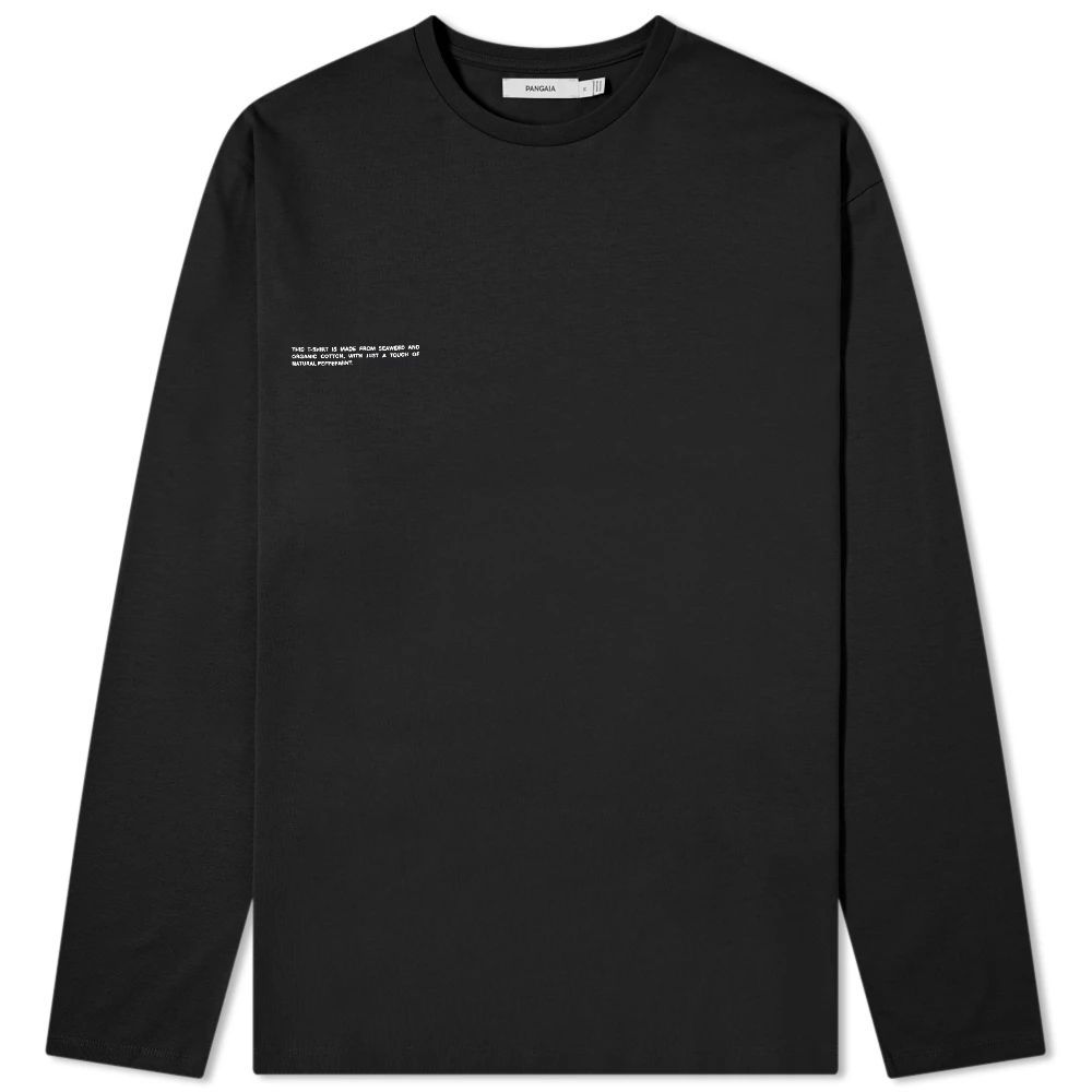 Long Sleeve Organic Cotton C-Fibre T-Shirt Black