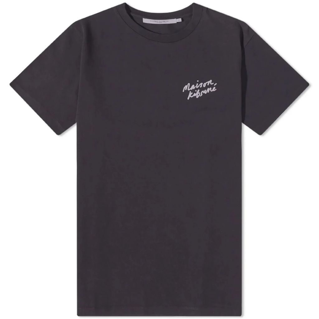 Maison Kitsune Mini Handwriting Classic T-Shirt Black