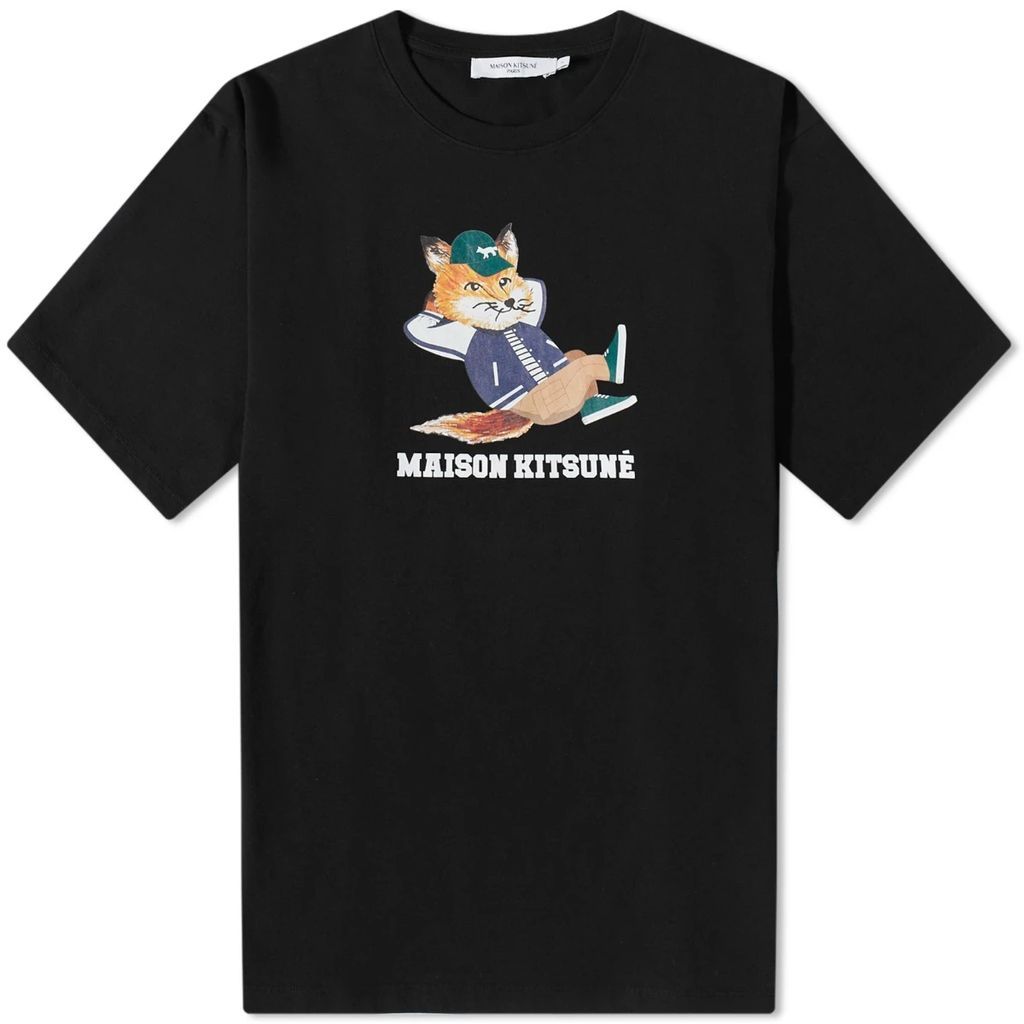 Maison Kitsune Dressed Fox Easy T-Shirt Black