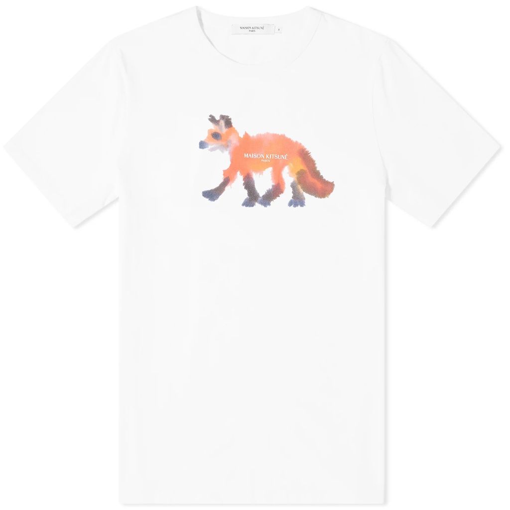 Maison Kitsune Wild Fox Classic T-Shirt White