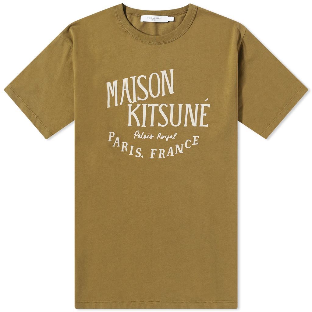 Maison Kitsune Palais Royal Classic T-Shirt Khaki