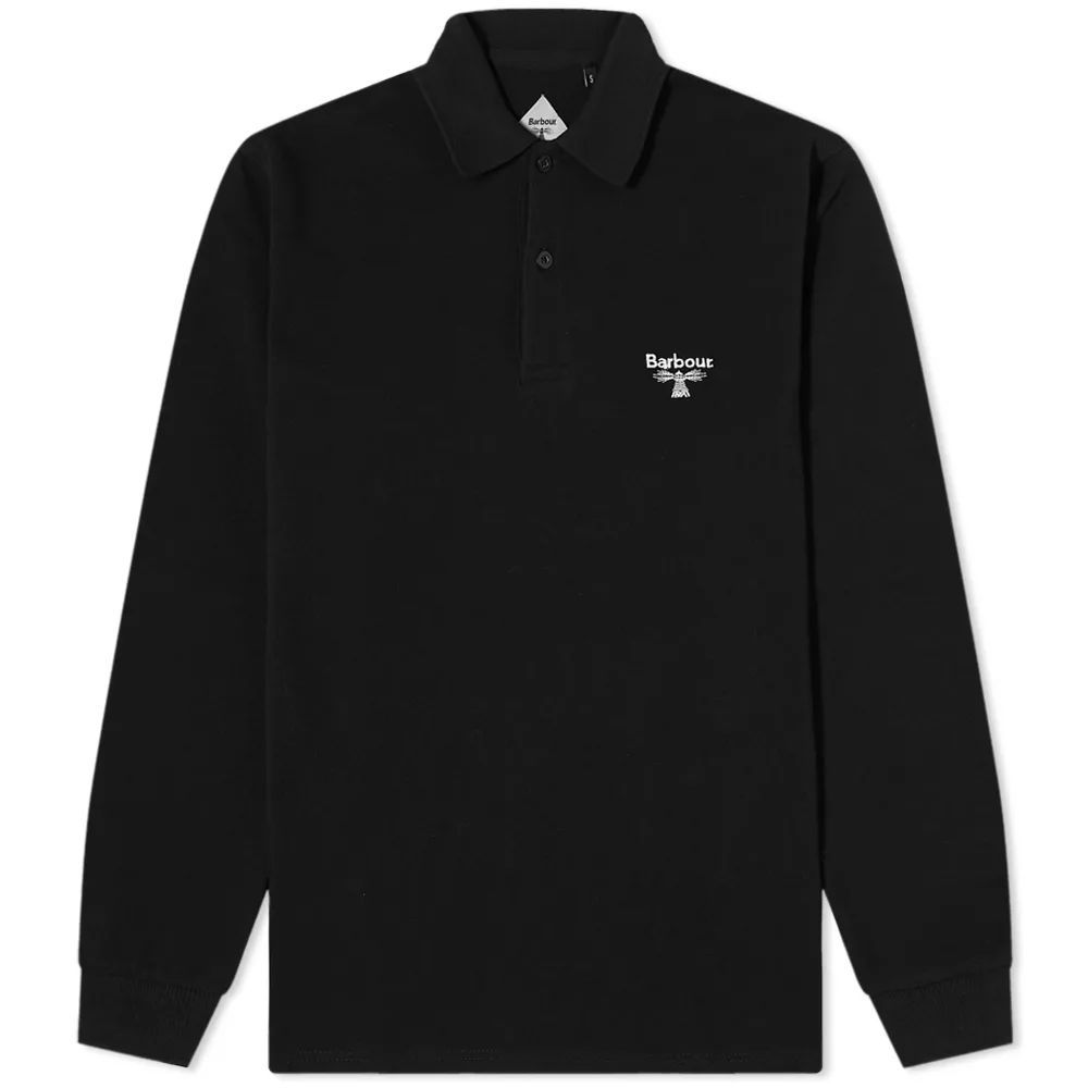 Men's Beacon Long Sleeve Polo Black