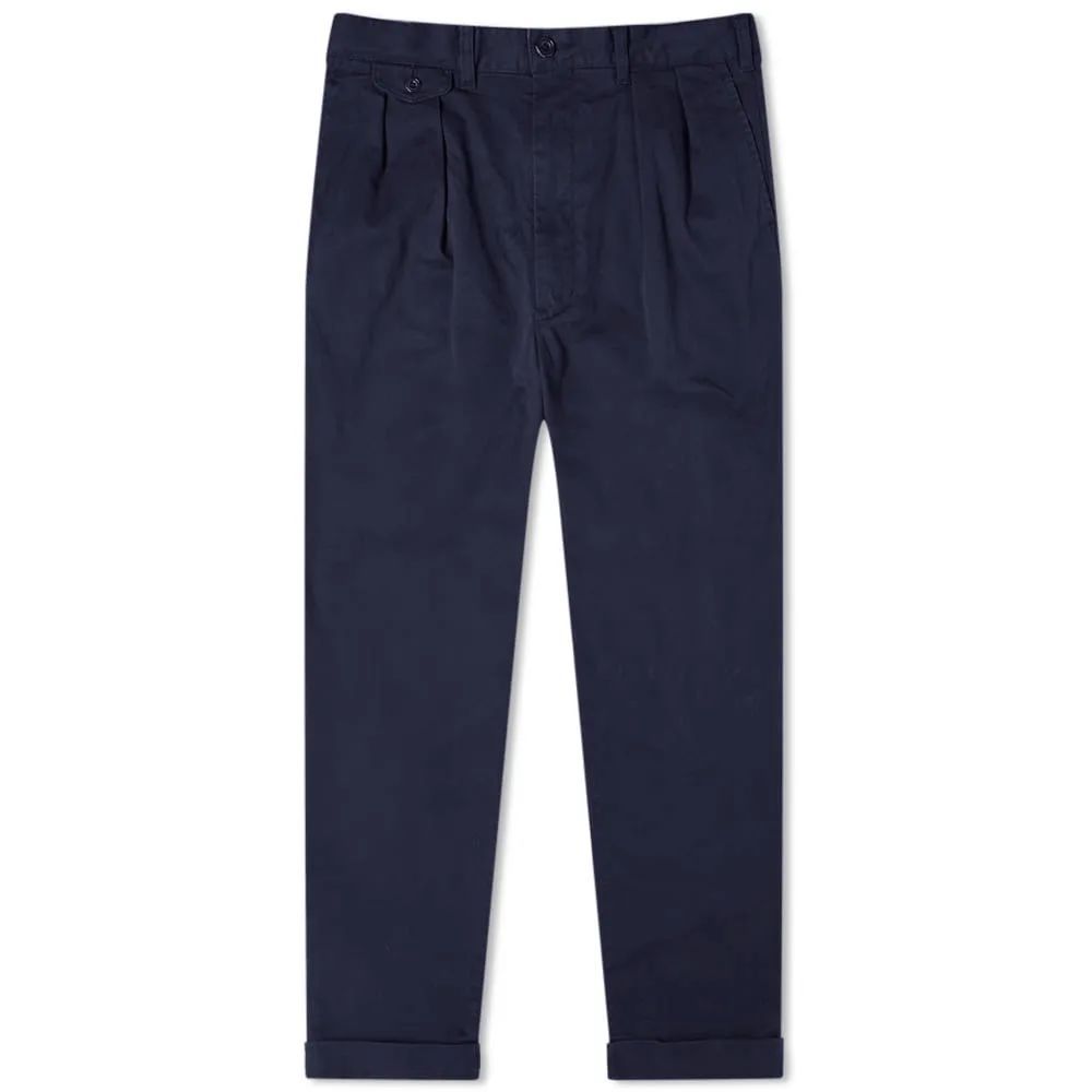 Men's 2 Pleat Twill Trouser Navy