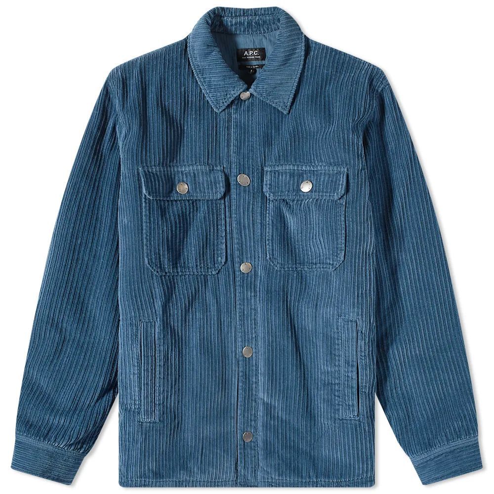 Men's Alex Shirt Jacket Steel Blue