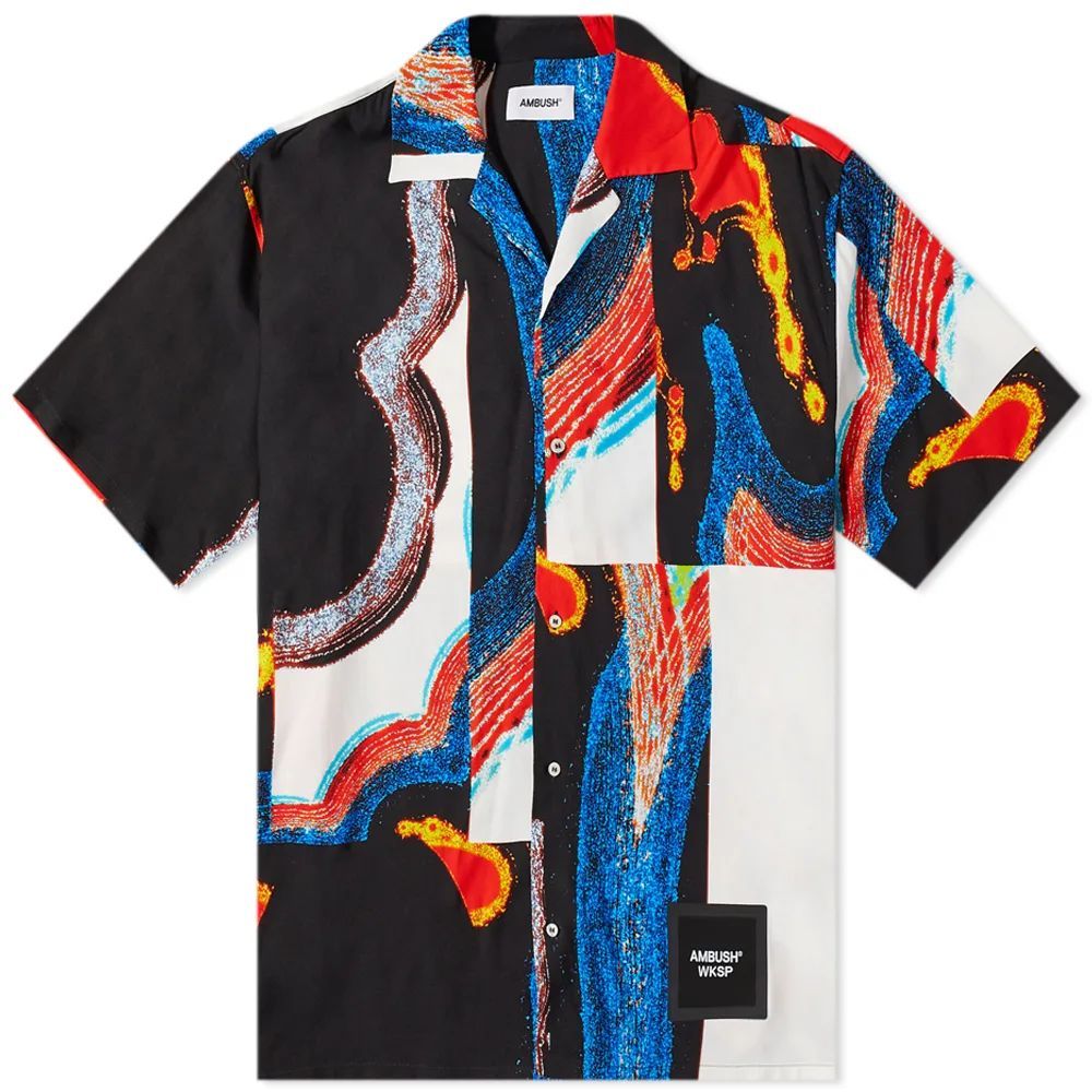 Men's All Over Print Vacation Shirt Multi
