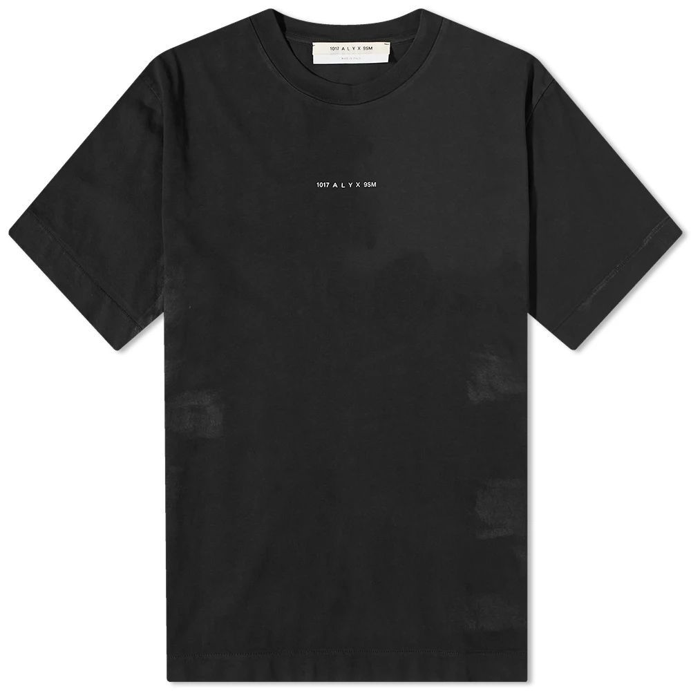 END. x 1017 ALYX 9SM Men's 'Neon' Treated Logo T-Shirt Black
