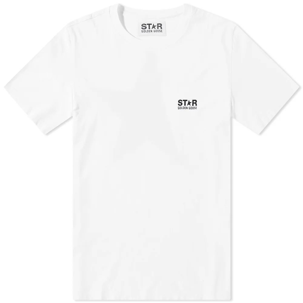 Men's Big Star Back T-Shirt White/Black