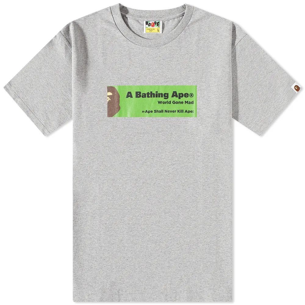 Men's Archive Box Logo T-Shirt Grey