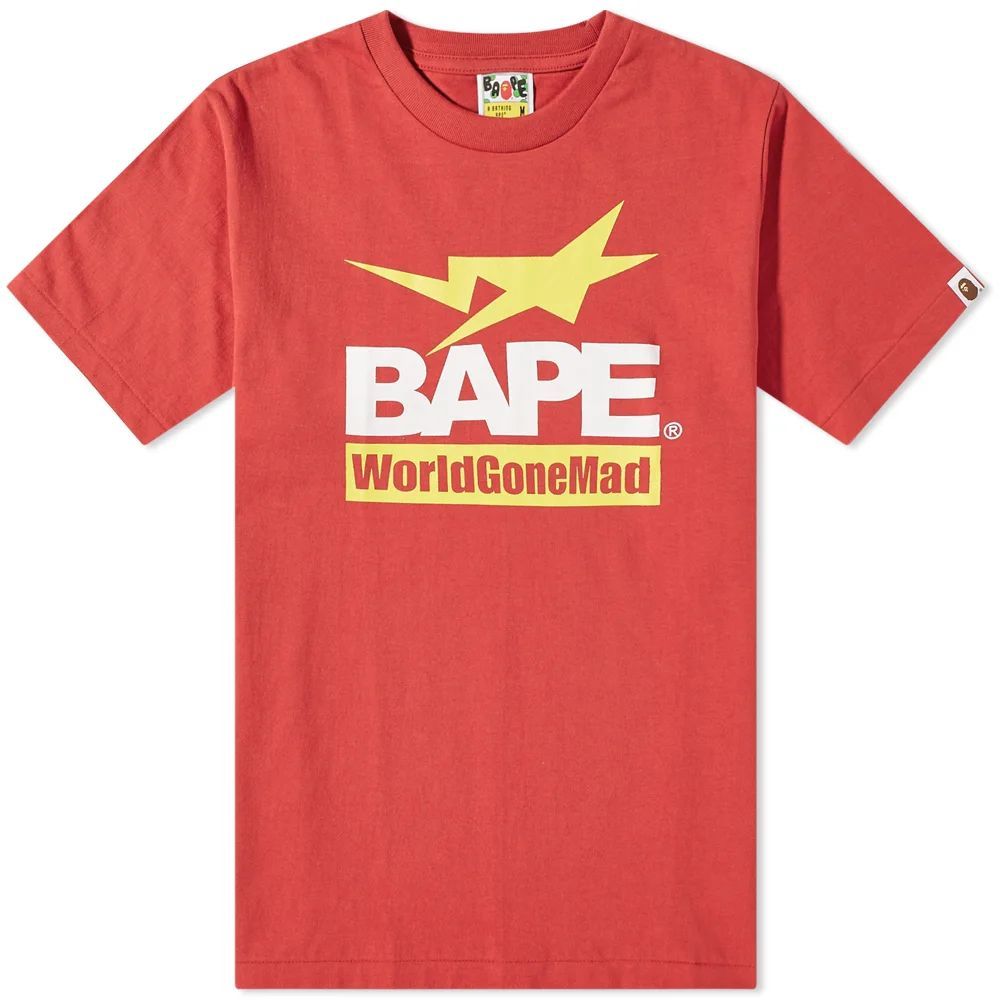 Men's Archive World Gone Mad T-Shirt Red