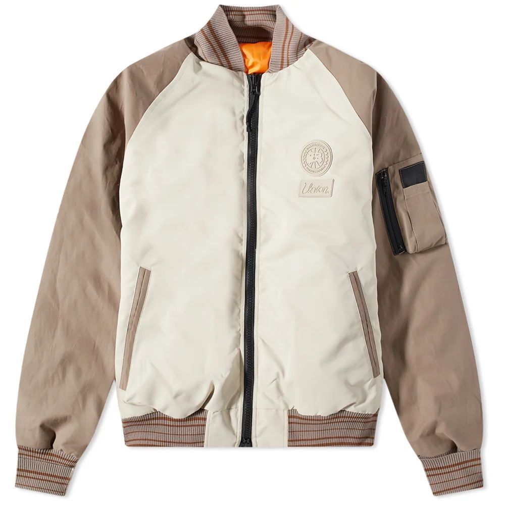 Men's & NBA Collection with UNION Bullard Bomber Jacket Pearl