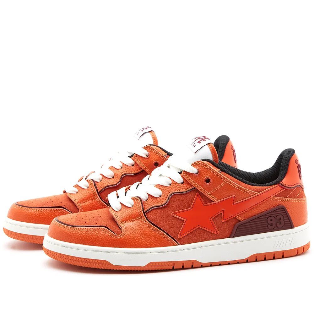 Men's BAPE SK8 STA Sneaker Orange