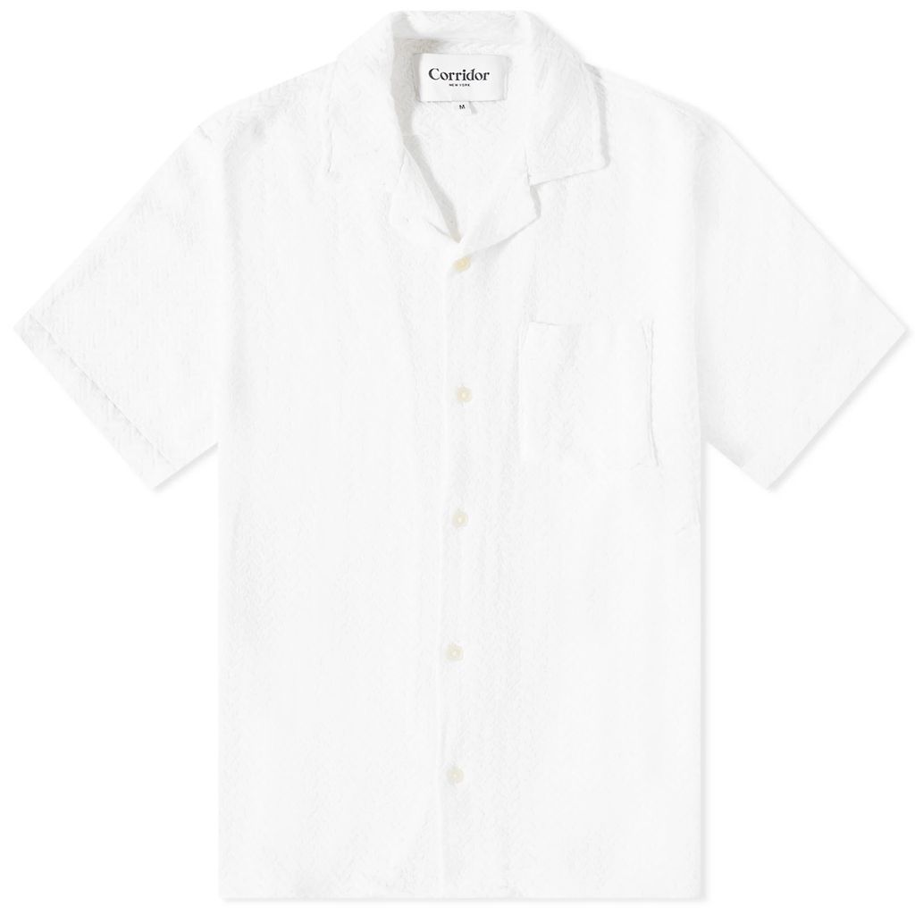 Men's Acid Plaid Vacation Shirt White