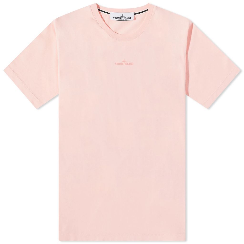 Men's Abbreviation Three Graphic T-Shirt Pink