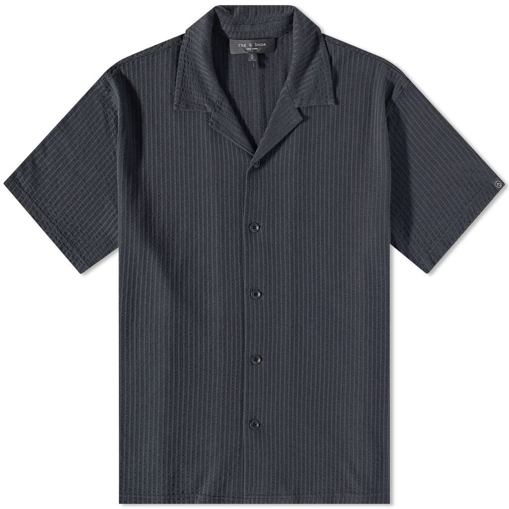 Men's Avery Seersucker Shirt Black