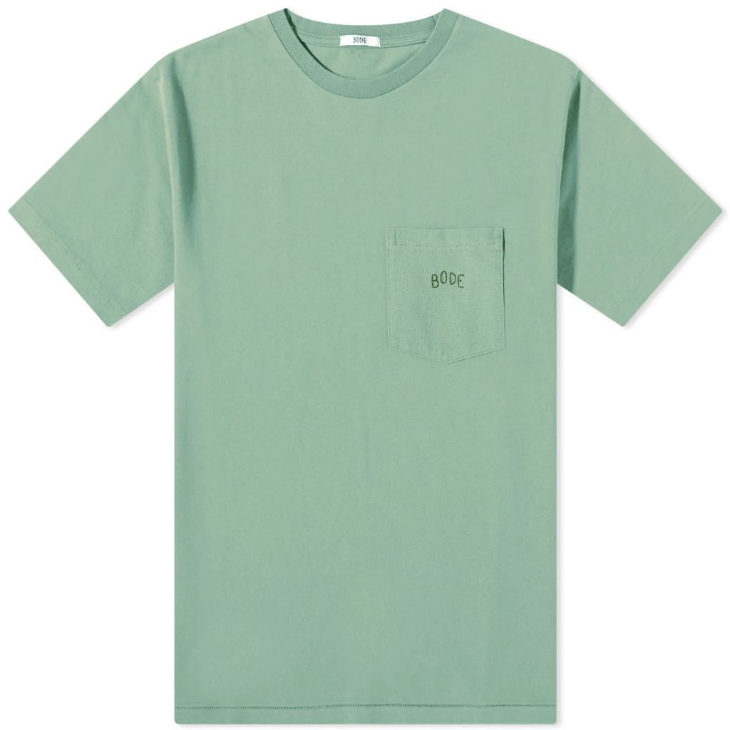 Men's Bode Men's Pocket T-Shirt Ivy