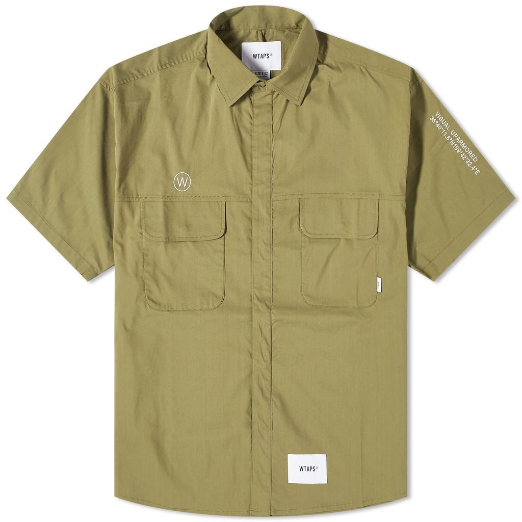 Men's 18 Printed Short Sleeve Shirt Olive Drab
