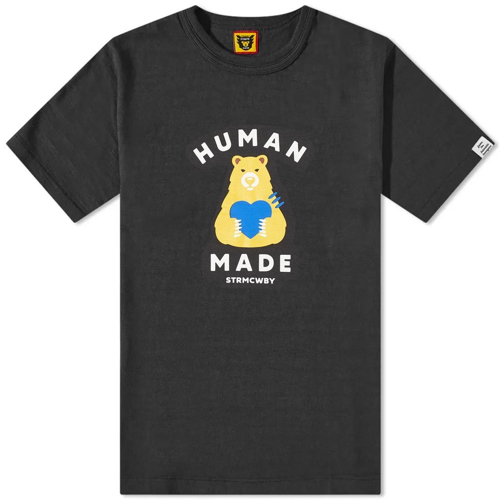Men's Bear Heart T-Shirt Black