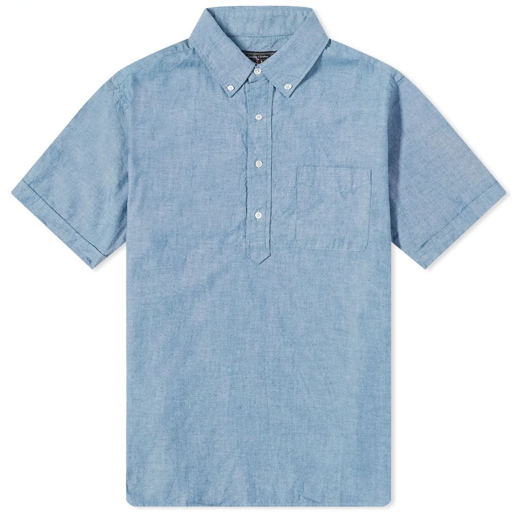 Men's B.D. Pullover Short Sleeve Chambray Shirt Blue