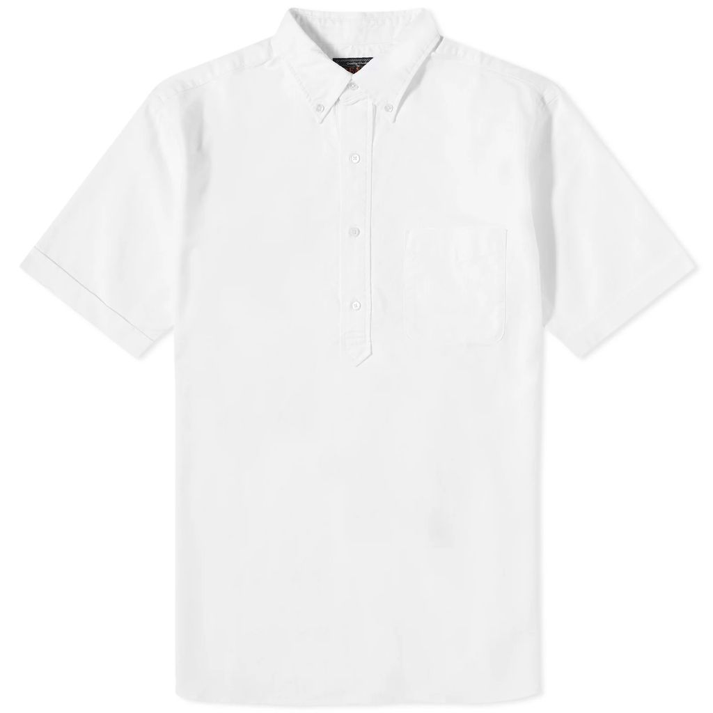 Men's BD Popover Short Sleeve Oxford Shirt White