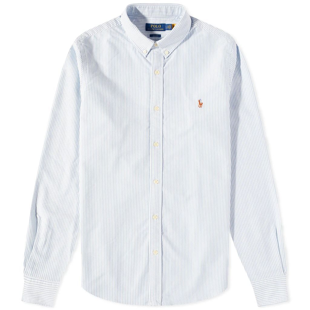 Men's Button Down Oxford Shirt Blue/White